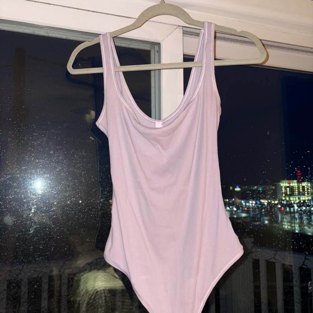 SKIMS NWT Cotton Ribbed Bodysuit